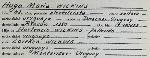 Hugo Maria WILKINS